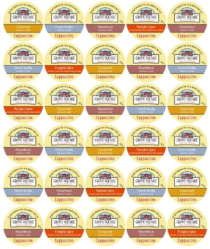 Brewing Something Good, K-Cup Gift Sampler, 30-Count Cappuccino Only Variety