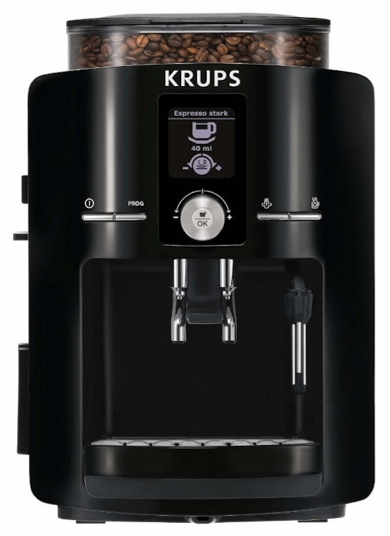 KRUPS EA8250001 Espresseria Full Automatic Espresso Machine with Built-in Conical Burr Grinder