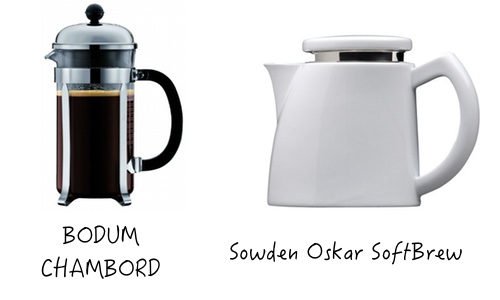 Bodum CHAMBORD vs Sowden Softbrew