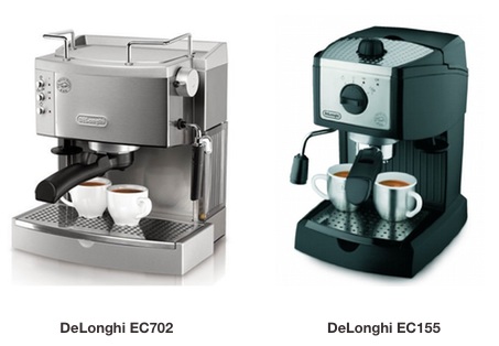 DeLonghi EC702 vs EC155