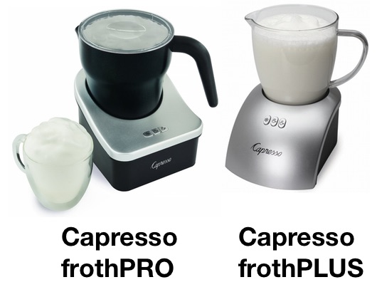 Capresso frothPRO vs frothPLUS