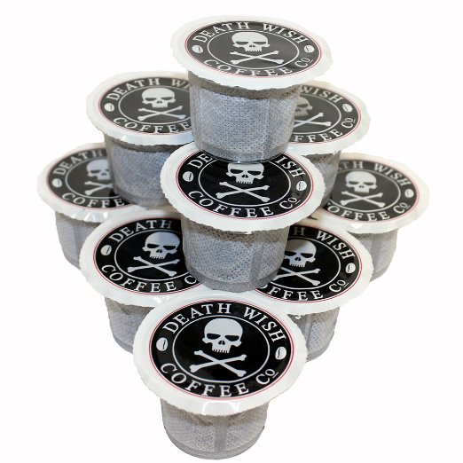 Death Wish Coffee Single Serve Capsules for Keurig K-Cup Brewers