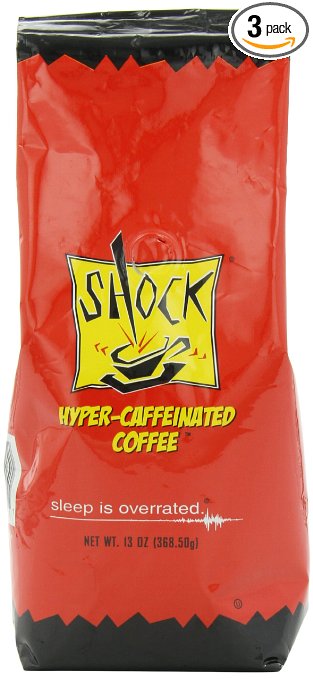 Shock Hyper-Caffeinated Ground Coffee