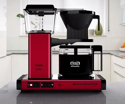 Technivorm Moccamaster KM4 TT Red Metallic Coffee Grinder