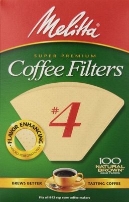 Melitta No. 4 Cone Coffee Filters