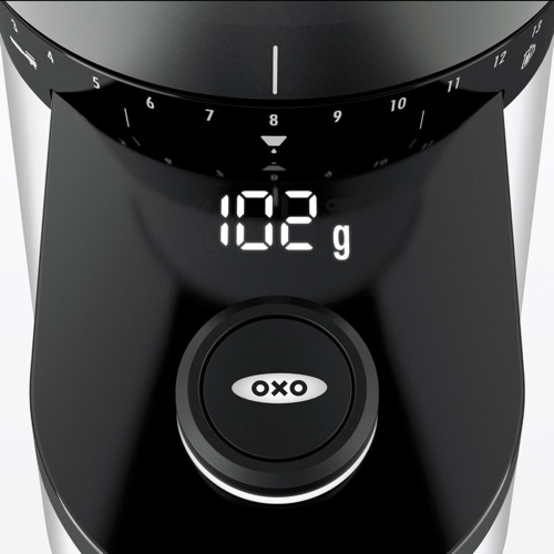 OXO On Conical Burr Coffee Grinder with Intelligent Dosing Scale_