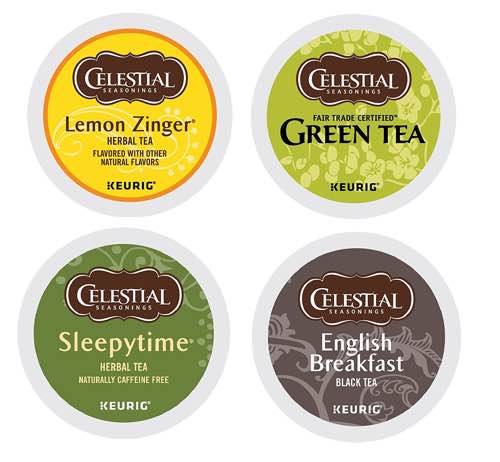 Celestial Seasonings Tea Sampler Keurig Single Serve K Cup Pods Variety Pack