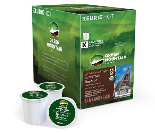 Green Mountain Coffee Fair Trade Organic Sumatran Reserve K Cup