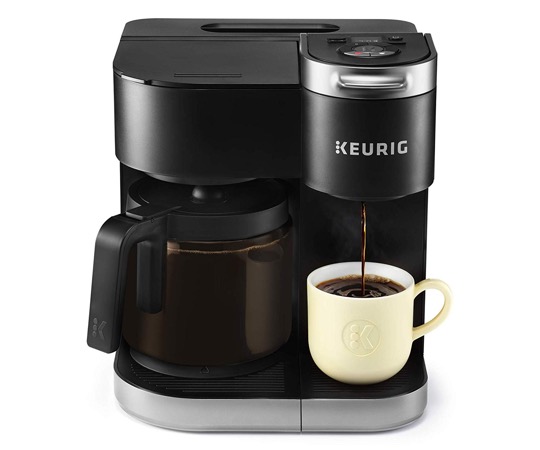 Keurig K Duo Coffee Maker Single Serve and 12 Cup Drip Coffee Brewer Compatible with K Cup Pods and Ground Coffee