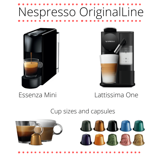 Nespresso OriginaLine Machines and Capsules