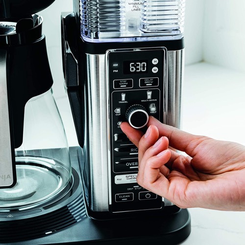 ninja coffee maker controls