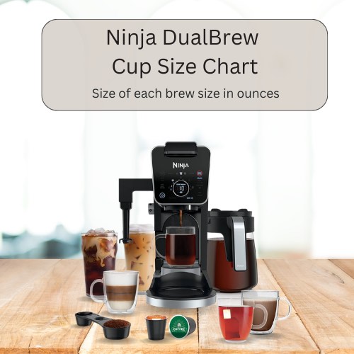 ninja dualbrew cup size chart
